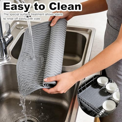 Silicone Grill Tool Mat for Blackstone Griddle,Side Shelf Spatula Mat