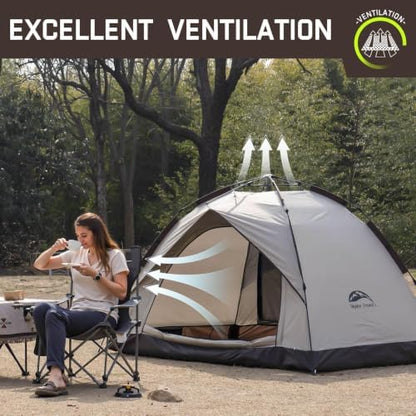 Happy Travel 2/4 Person Camping Tent, Instant Easy Pop Up Tents for Camping