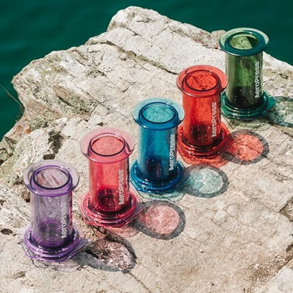 AeroPress Clear Pink Coffee Press, French Press, Pour-Over & Espresso Style