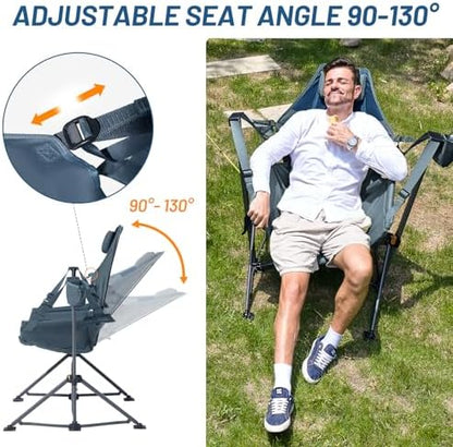 TIMBER RIDGE Hammock Camping Chair, Portable Oversized Swinging Camp Chairs