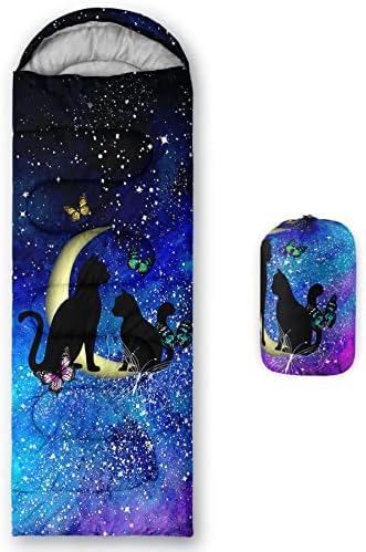Axolotl Unicorn Sleeping Bag for Kids Boys Girls–Lightweight Warm Cold Weather Sleeping Bags,Waterproof Portable Sleeping Bag with Compression Sack for Camping Backpacking Outdoor Indoor