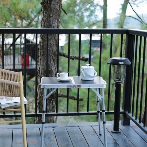 YihuiKo Folding Camping Table with Storage Net, Lightweight Portable Table