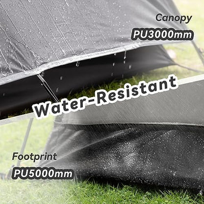 Forceatt Camping Tent 2/3/4 Person, Professional Waterproof & Windproof Lightweight Backpacking Tent Suitable for Outdoor,Hiking,Camping, Mountaineering and Travel