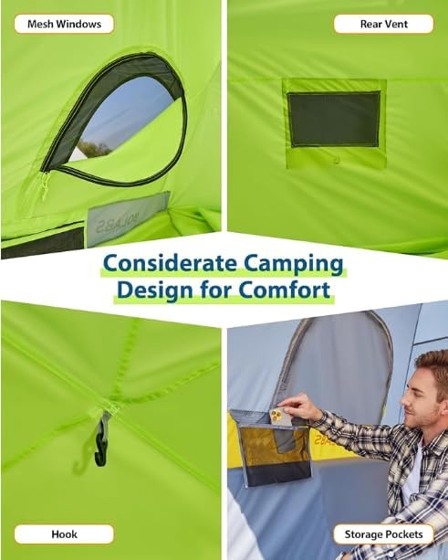 Golabs Truck Bed Tent, 5-6 Ft Camping Tent, Easy Setup by Pre-Attached Pole
