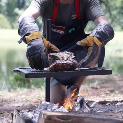 GameMaker Open Fire Cooking Grill | Adjustable Height