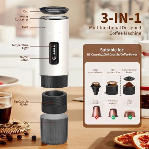 Portable Espresso Machine, 20Bar