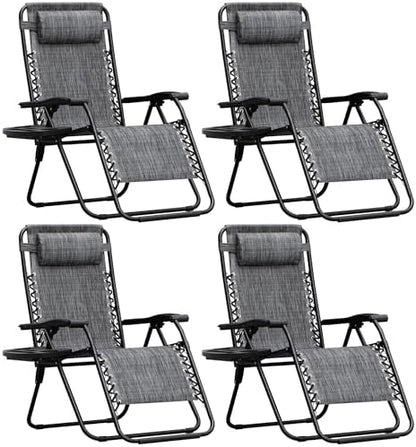 Homall Zero Gravity Chair Patio Folding Lawn Lounge Reclining Chair