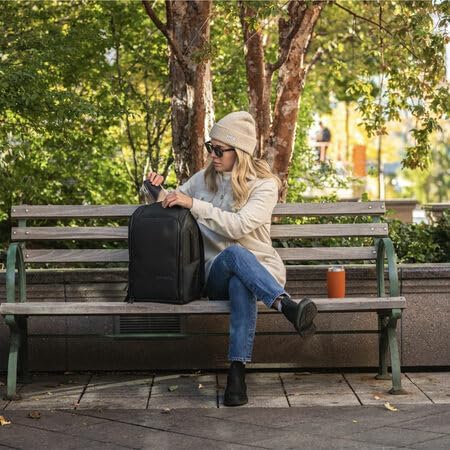 NOMATIC 14L Backpack- Carry On Backpack and Water Resistant Laptop Bag - Carry On or Business Backpack for Men and Women (Black)