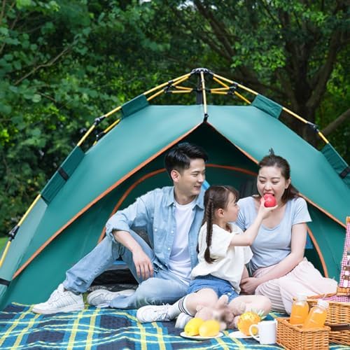 Camping Tent Pop Up,Backpacking Tents, Automatic Family Camping Tent, Instant Tents for Camping,Easy Set Up Tent,Portable Dome Tent for Camping Hiking & Traveling (Color : /Blue, Size : 4-5 Persons