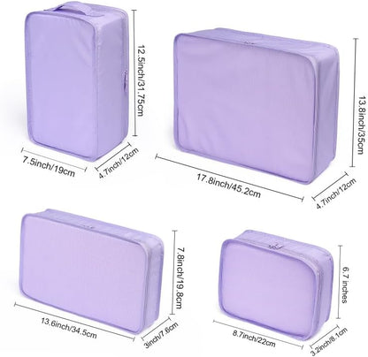 JJ POWER Travel Packing Cubes, Luggage Organizers with Shoe Bag