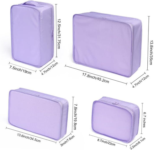 JJ POWER Travel Packing Cubes, Luggage Organizers with Shoe Bag