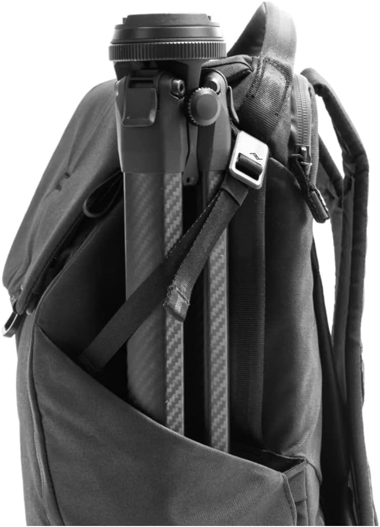 Peak Design Everyday Backpack 30L, Black, MagLatch Top, Dual Side Access, FlexFold Dividers, Fits 15" or 16" Laptop, For Camera Carry, Daily Commutes or Travel, Versatile Backpack for Men and Women