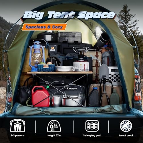 WildFinder Truck Bed Tent, Pickup Truck Tents for Camping 6.4-6.7 FT Bed