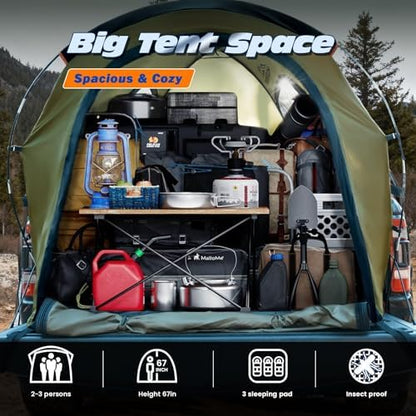 WildFinder Truck Bed Tent, Pickup Truck Tents for Camping 6.4-6.7 FT Bed