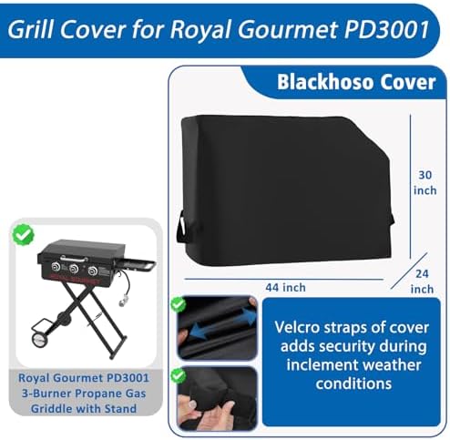 Griddle Cover for Royal Gourmet PD3001 3-Burner Propane Gas Griddle
