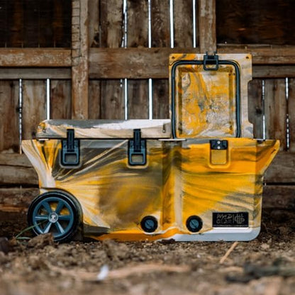 Wyld Gear 65 Quart Dual Compartment Hard Cooler with Wheels