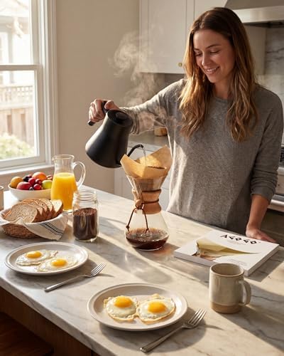 AGOGO Pour Over Coffee Maker Set, 40oz Classic Style, 50 Paper Filters
