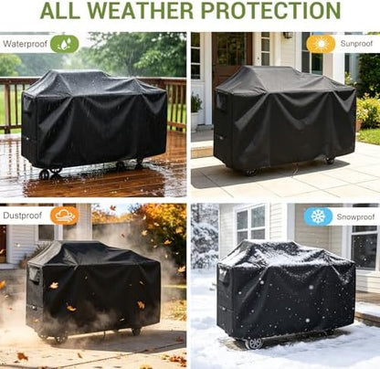 66 Inch Grill Cover for Royal-Gourme-t Gas Grill Pizza Oven Combo 3-in-1