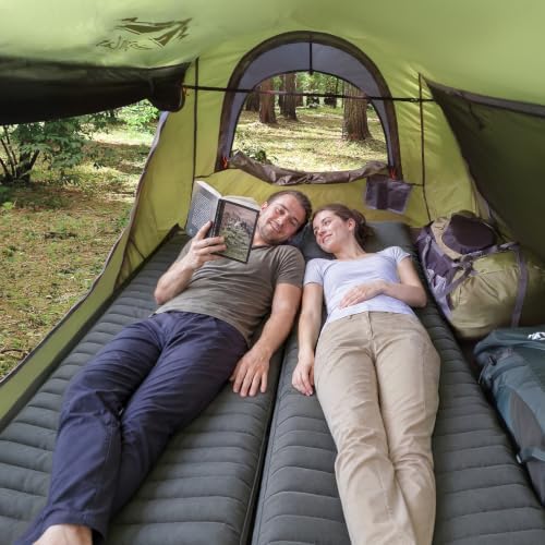 Night Cat Pop-up Camping Tent: 2 Person Tent Waterproof Instant Easy Setup Tunnel Tent