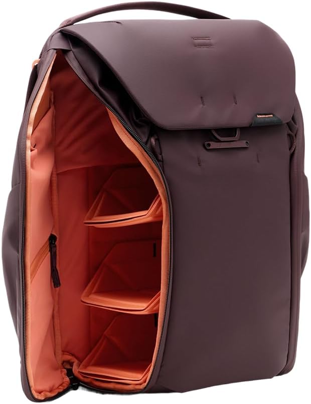 Peak Design Everyday Backpack V3 20L, Eclipse, MagLatch Top, Dual Side Access, FlexFold Dividers, Fits 15" Laptop, For Camera Carry, Daily Commutes or Travel, Versatile Backpack for Men and Women