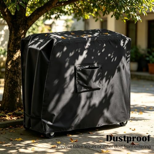 Cooler Cart Cover for 80-100 Qt Patio Rolling Ice Chest Cart,43"Lx22"Wx32"H