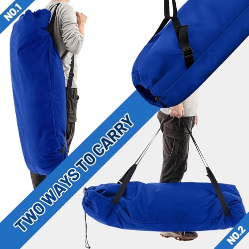 48" Large Camping Chair Bag Replacement, Folding Chairs Bag, Blue
