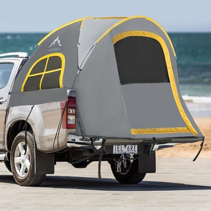 GoHimal Pickup Truck Bed Tent, 6.5FT Truck Tent for Camping（Gray）