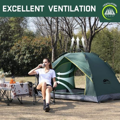 Happy Travel 2/4 Person Camping Tent, Instant Easy Pop Up Tents for Camping