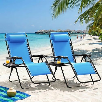 Homall Zero Gravity Chair Patio Folding Lawn Camp Reclining