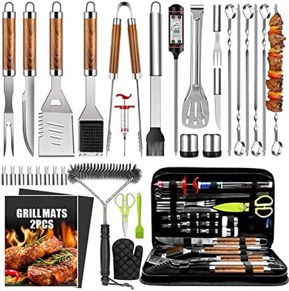 TAIMASI 34Pcs Heavy Duty Grill Accessories Grilling Gifts for Men
