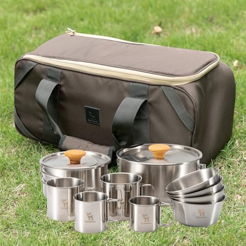 QUNATURE Outdoor Camping Cookware Storage 18L Lunch Bag Insulated Lunch box