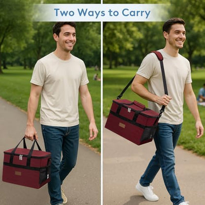 Lifewit Cooler Bag 30/50/60 Cans Collapsible, Insulated Large Lunch Bag