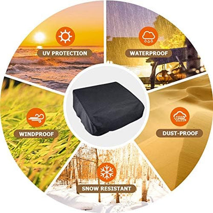 iCOVER 17 inch Griddle Cover- Heavy Duty Waterproof 600D Polyester Canvas Table Top Griddles Covers Designed for Blackstone