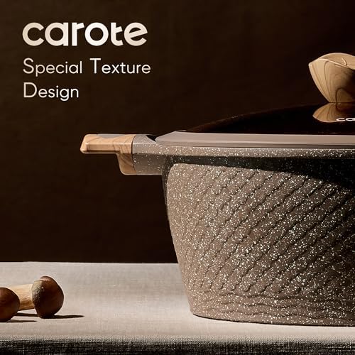 CAROTE 26pcs Pots and Pans Set, Nonstick Cookware Sets