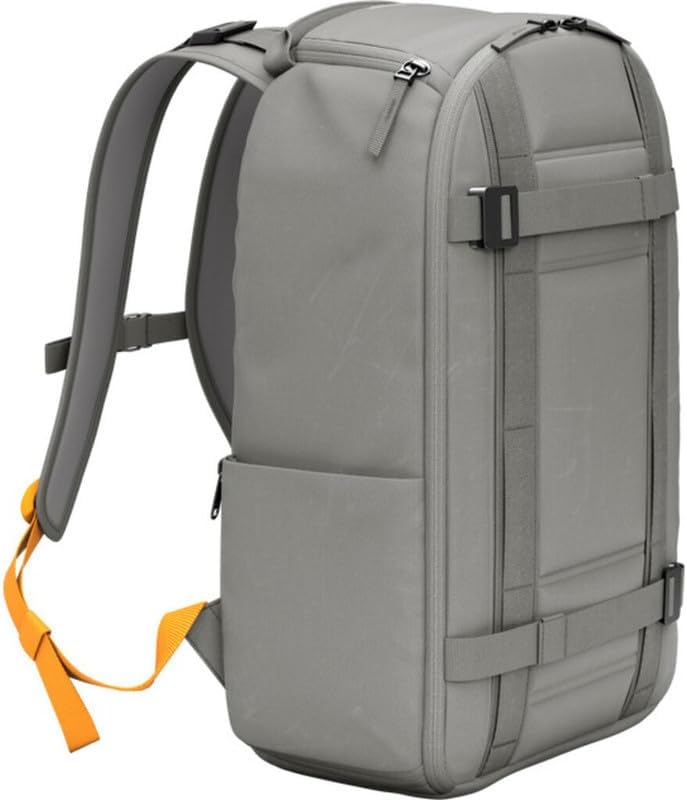 Db Journey Ramverk Backpack - Durable Travel Backpack with Laptop Compartment & Pockets for Work, Luggage Backpack with Roller Bag Hook Up System, 26L - Sand Gray