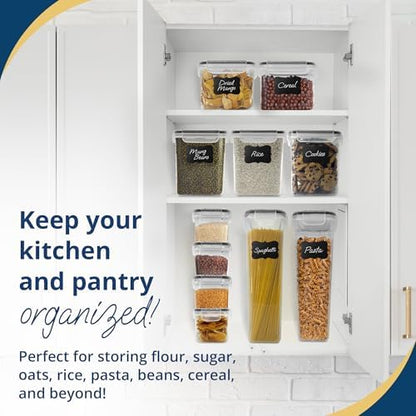 Reli. Pantry Organizers and Storage (36 Sets) Food Containers with Lids