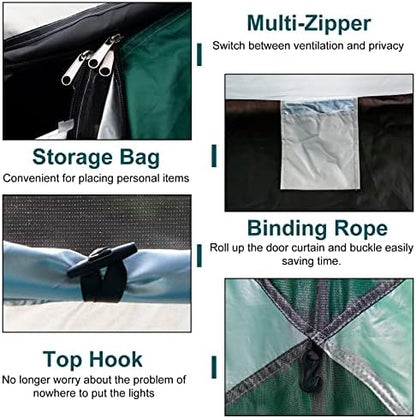 anngrowy Camping Tent 2 Person Instant Family Tent Pop Up Tents for Camping Waterproof Portable Hiking Camp Tent Lightweight Tent for Backpacking Small Tent 4 Season Windproof Quick Compact Dome Tent
