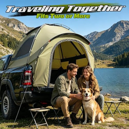 WildFinder Truck Bed Tent with Rainfly, Truck Tents for Camping 5.5-6.0 Ft