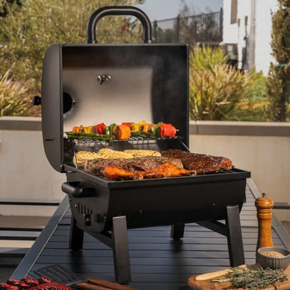 Nexgrill Tabletop 17.5" Charcoal Grill, Portable with Adjustable Air Vent