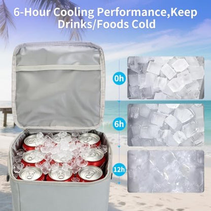 2-in-1 Cooler Organizer Insert Mesh Pouch for Bogg Bag Accessories