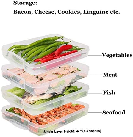 Stackable Carrier Snack Cookie Meat Bacon Charcuterie Container