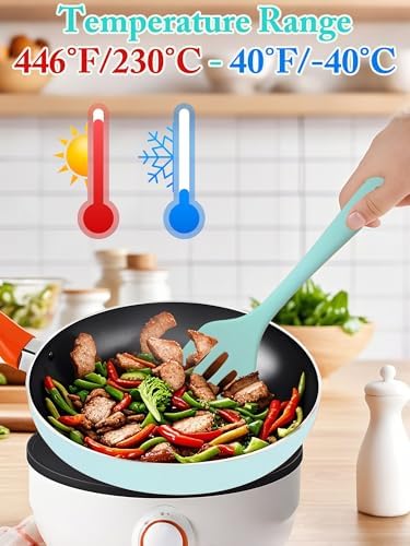Kitchen Utensil Set,5 Pcs Mini Silicone Cooking Utensils Sets