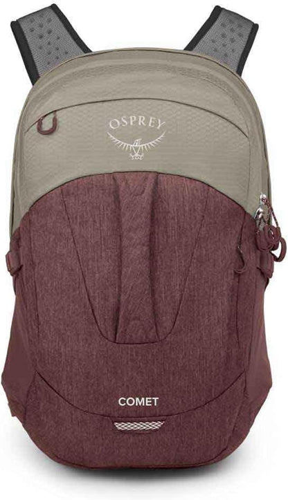 Osprey Comet Laptop Backpack, Sawdust Tan/Raisin Red