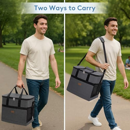 Lifewit Cooler Bag 30/50/60 Cans Collapsible, Insulated Large Lunch Bag