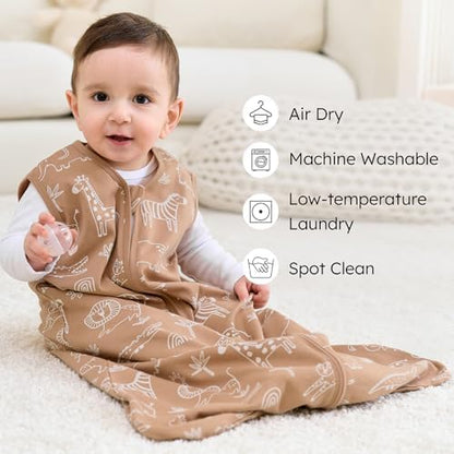 Baby Sleep Sack 0-6 Months 0.5 Tog Soft Sleeping Bag 100% Cotton