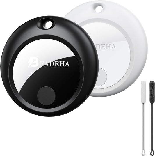 2025 [Apple MFi Certified] (iOS Only) Bluetooth Tracker Smart Finder for Apple Find My, iPhone Card Wallet Finder GPS Tracker, 5-10 Years Battery, Keys Finder and Item Locator for Keys, Bags, Passport