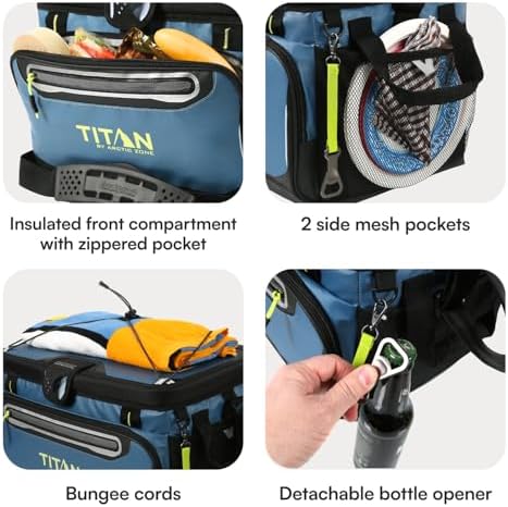 Titan Zipperless HardBody Cooler, Keeps Ice 2 Days