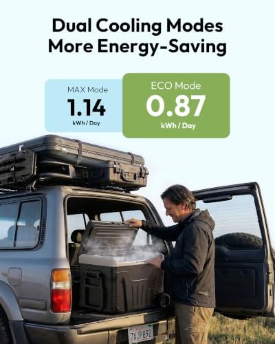 EUHOMY 53QT 12 Volt Refrigerator, -4℉~ 68℉ Portable Freezer, for Car