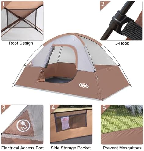 Camping Tent 2-4 Person Dome Tents