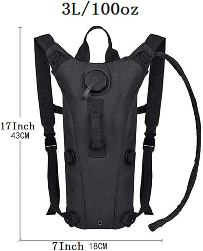 ATBP Running Hydration Vest Pack Tactical 3L Water Bladder Backpack Bag for Cycling Marathon Hiking Daypack Men & Women